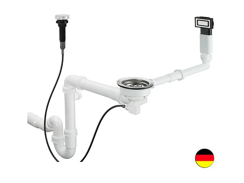 Vidage automatique pour évier 1 bac HANSGROHE D14-11 inox