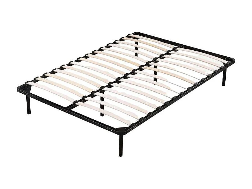 Rete a doghe in legno e acciaio 120x190cm una piazza e mezza Bruma