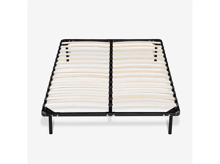 Rete a doghe in legno e acciaio 120x190cm una piazza e mezza Bruma