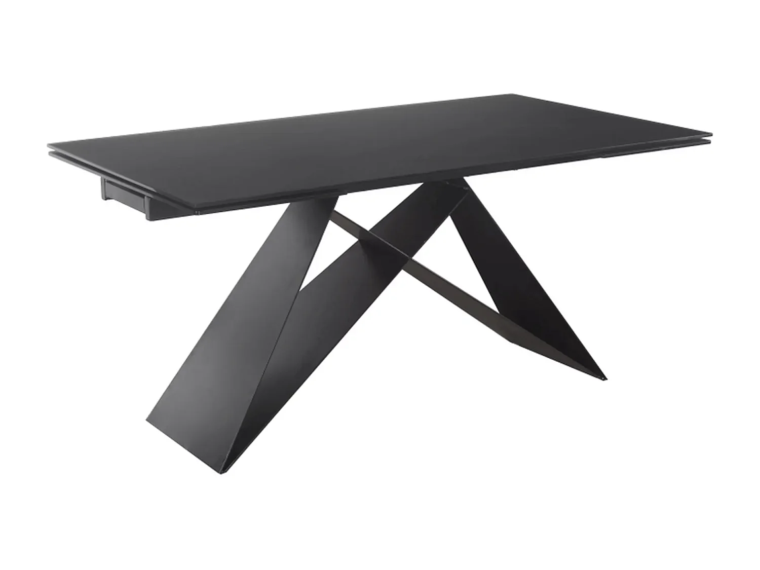 Esstisch  Westin Ossido (90x160-240)/Keramik/Schwarz