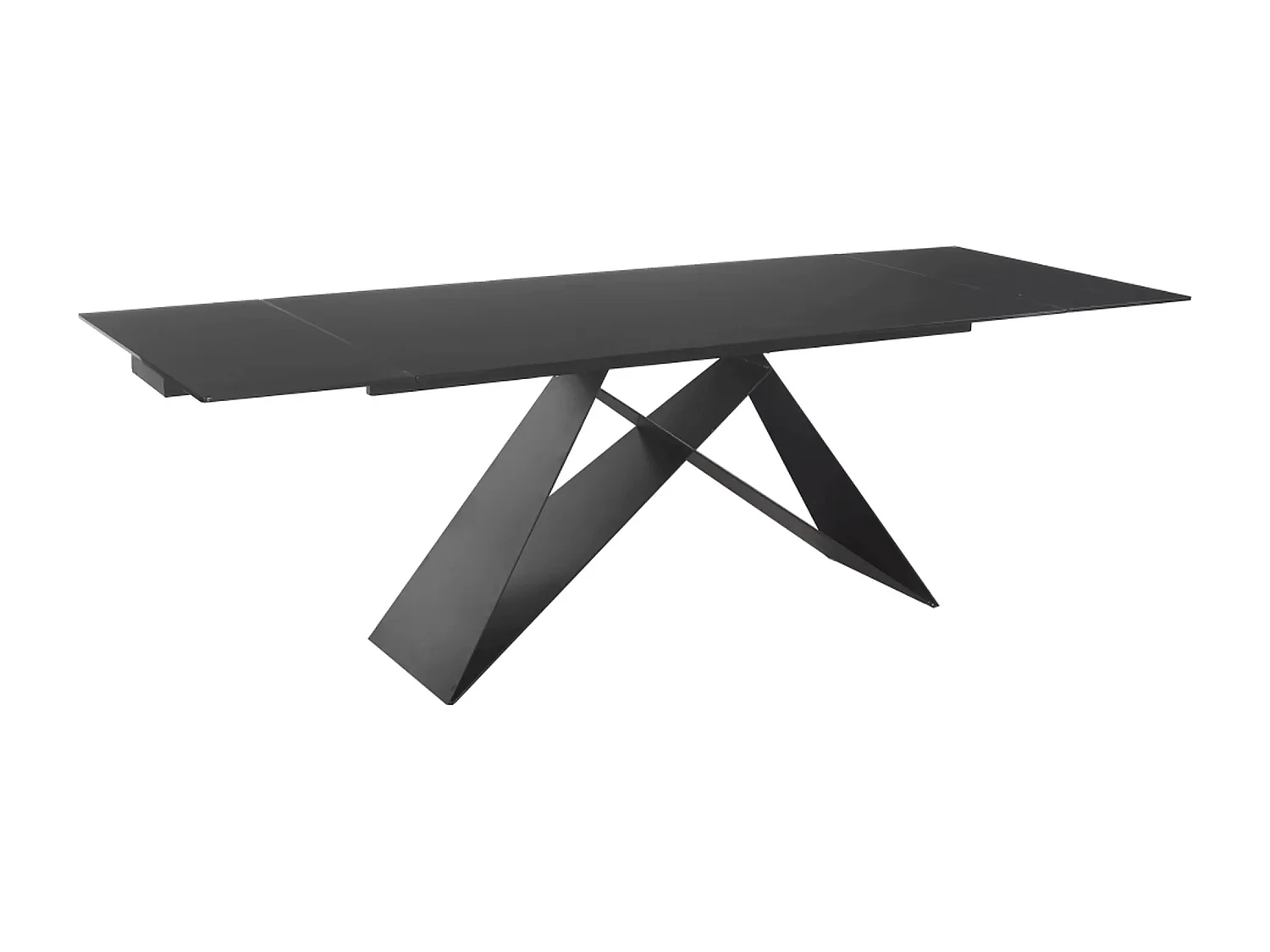 Esstisch  Westin Ossido (90x160-240)/Keramik/Schwarz