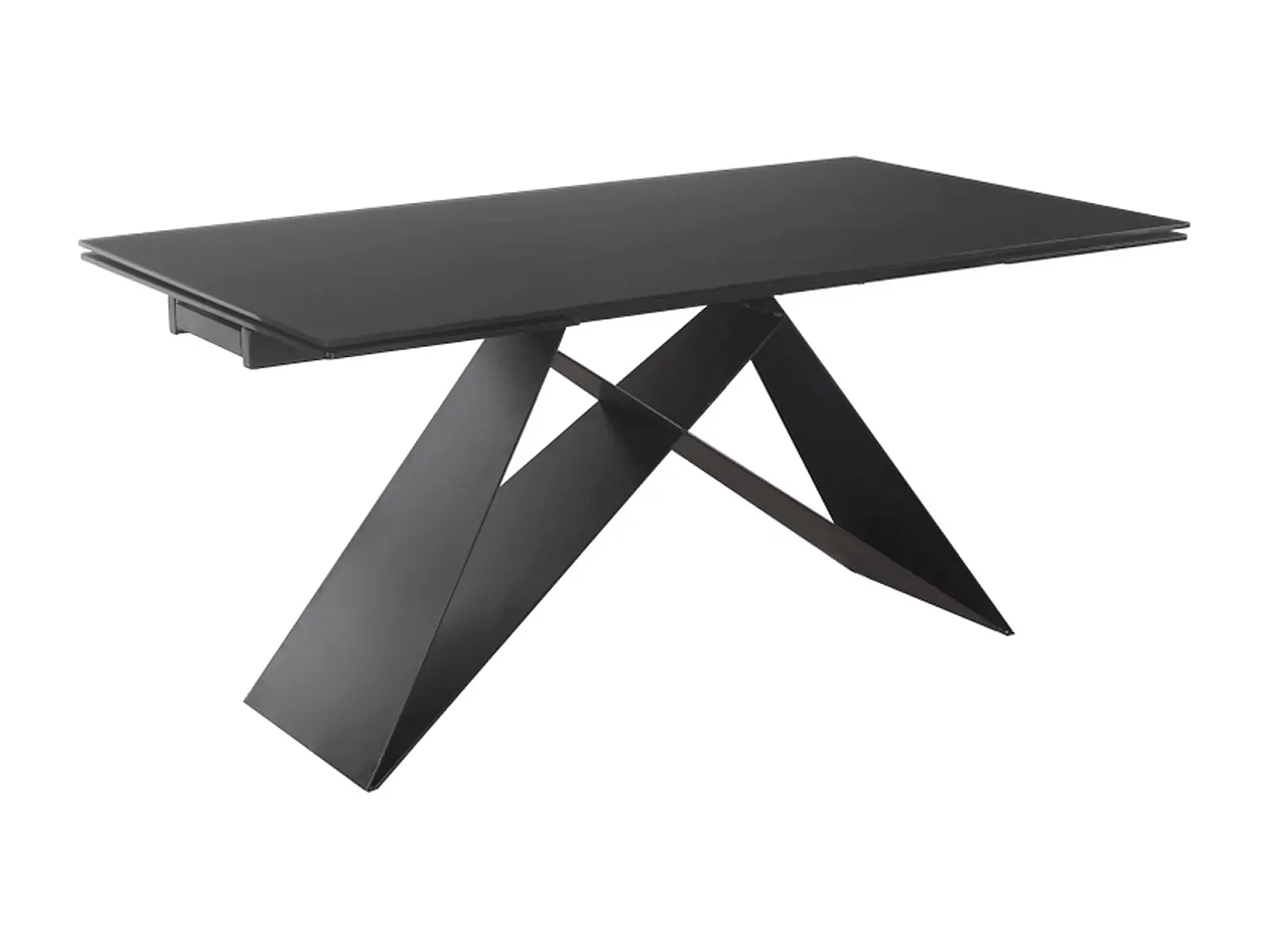 Esstisch  Westin Ossido (90x160-240)/Keramik/Schwarz