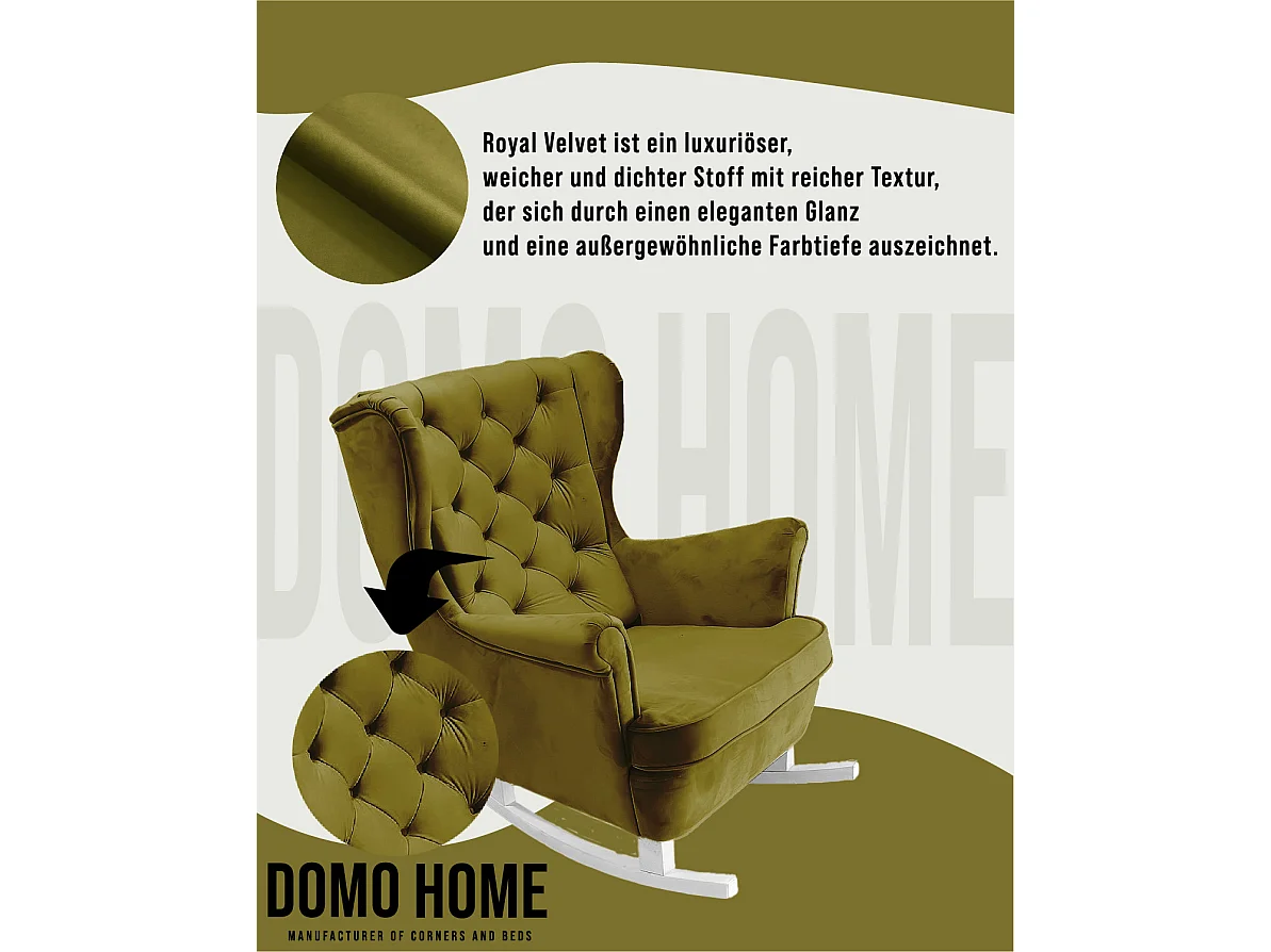 Relaxfauteuil met Gestoffeerde Zitting en Armleuningen, TV Fauteuil 102x81x95cm Groen_29846