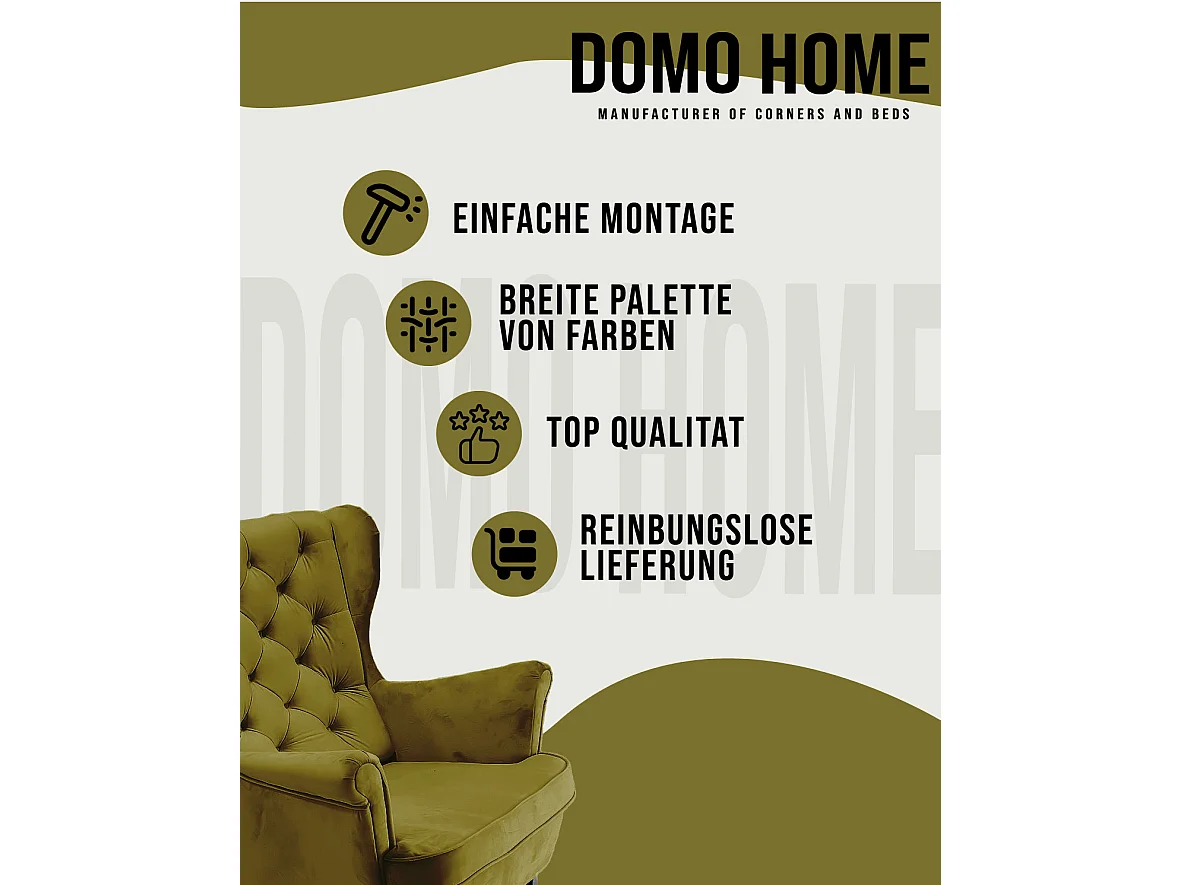 Relaxfauteuil met Gestoffeerde Zitting en Armleuningen, TV Fauteuil 102x81x95cm Groen_29846