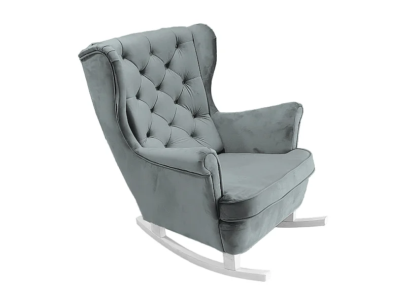 Relaxfauteuil met Gestoffeerde Zitting en Armleuningen, TV Fauteuil 102x81x95cm Asgrijs_29859