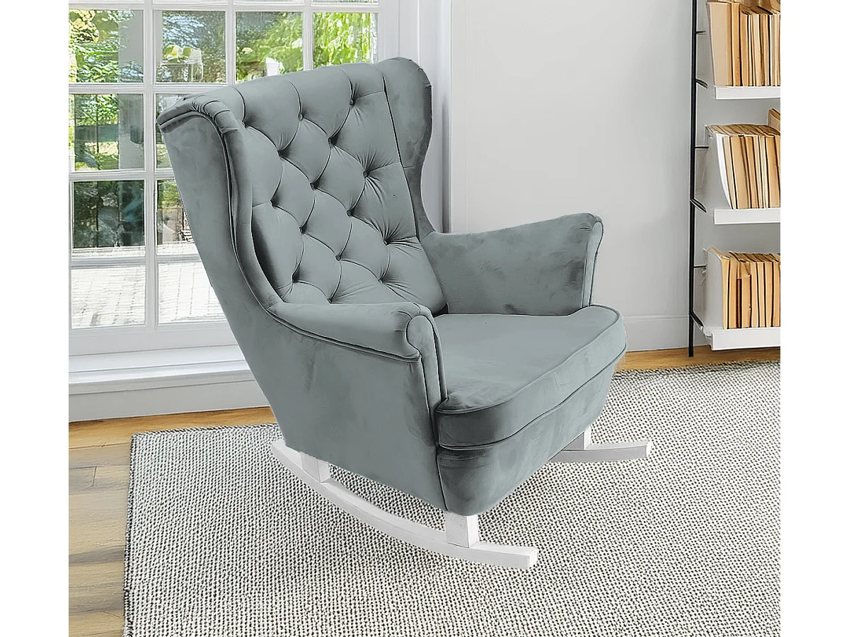 Relaxfauteuil met Gestoffeerde Zitting en Armleuningen, TV Fauteuil 102x81x95cm Asgrijs_29859