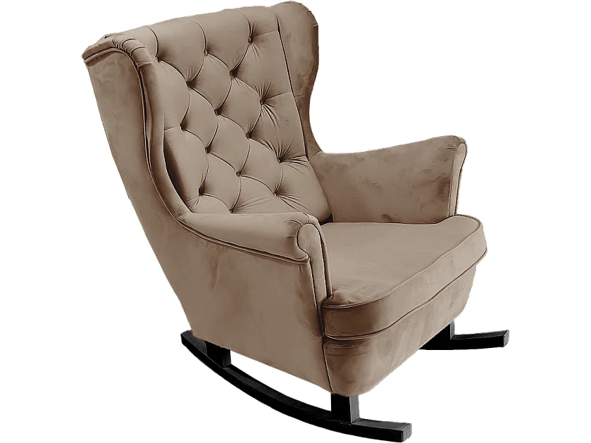 Fauteuil Relax avec accoudoirs et siège rembourré, fauteuil de salon, 102x81x95cm Marron_29813