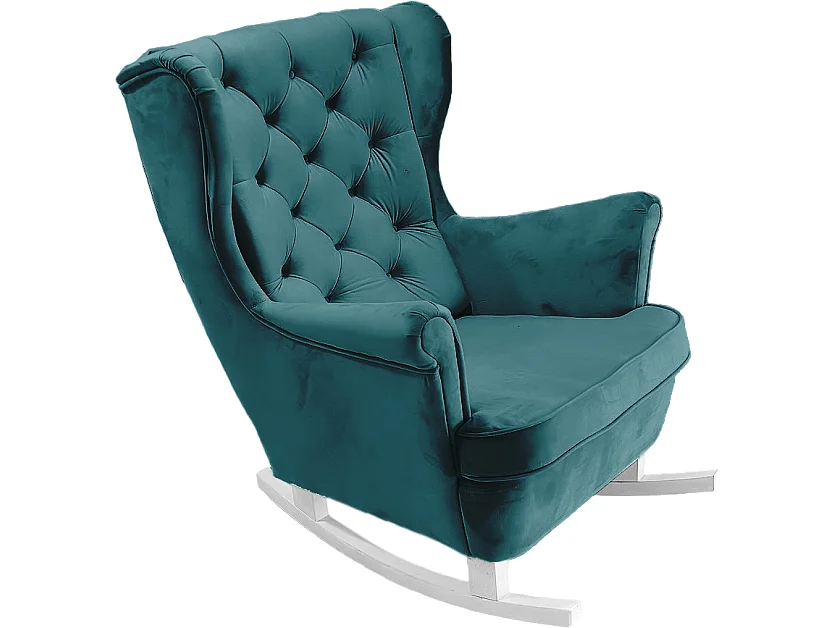 Fauteuil Relax avec accoudoirs et siège rembourré, fauteuil de salon, 102x81x95cm Marine_29860