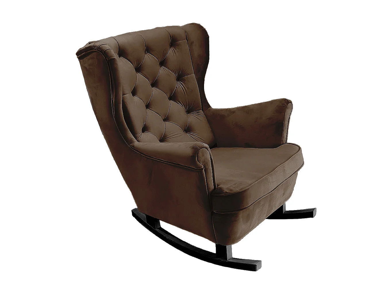 Relaxfauteuil met Gestoffeerde Zitting en Armleuningen, TV Fauteuil 102x81x95cm Donkerbruin_29827