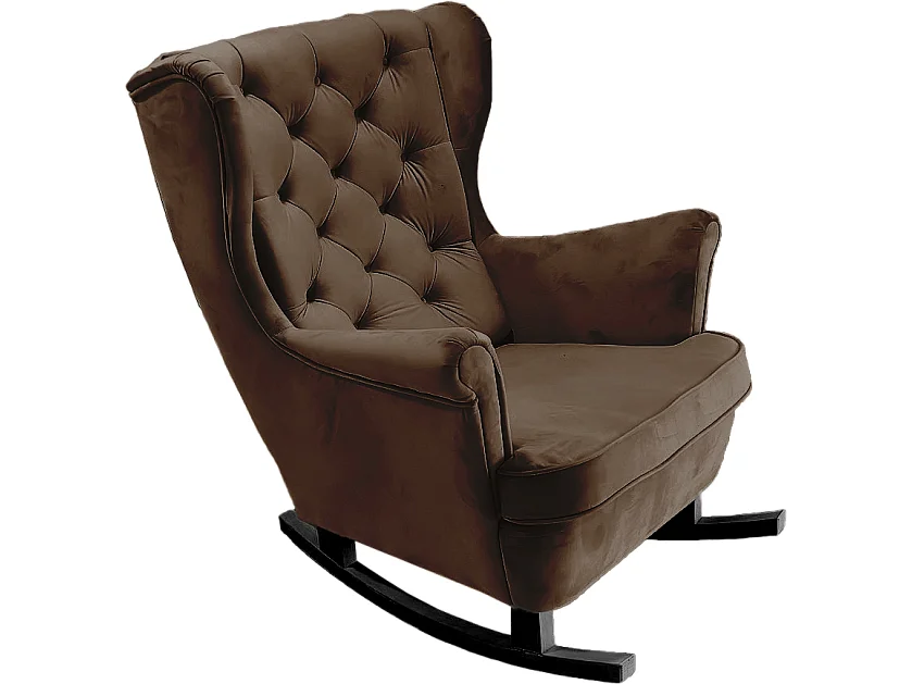 Relaxfauteuil met Gestoffeerde Zitting en Armleuningen, TV Fauteuil 102x81x95cm Donkerbruin_29827