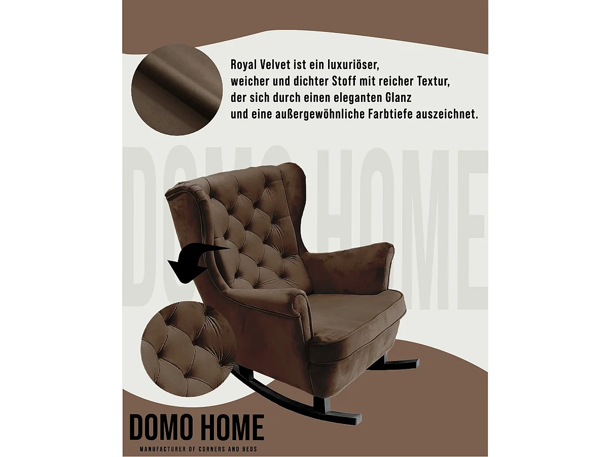 Relaxfauteuil met Gestoffeerde Zitting en Armleuningen, TV Fauteuil 102x81x95cm Donkerbruin_29827