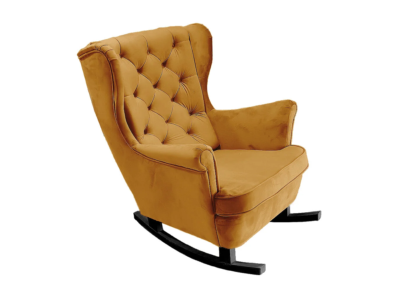 Fauteuil Relax avec accoudoirs et siège rembourré, fauteuil de salon, 102x81x95cm Olive_29817