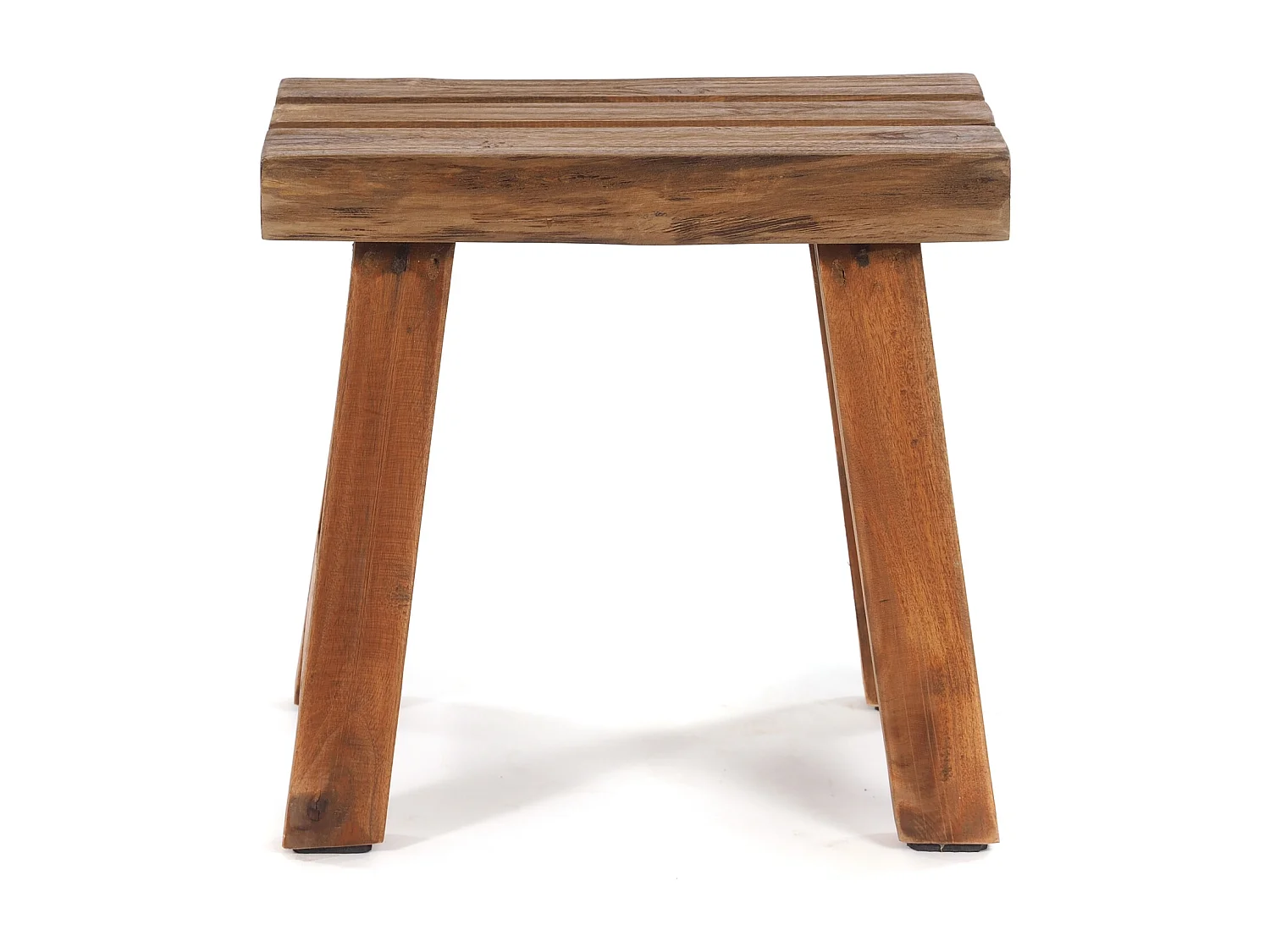 TABOURET RUSTIQUE Bois de recyclage massif couleurs naturelles