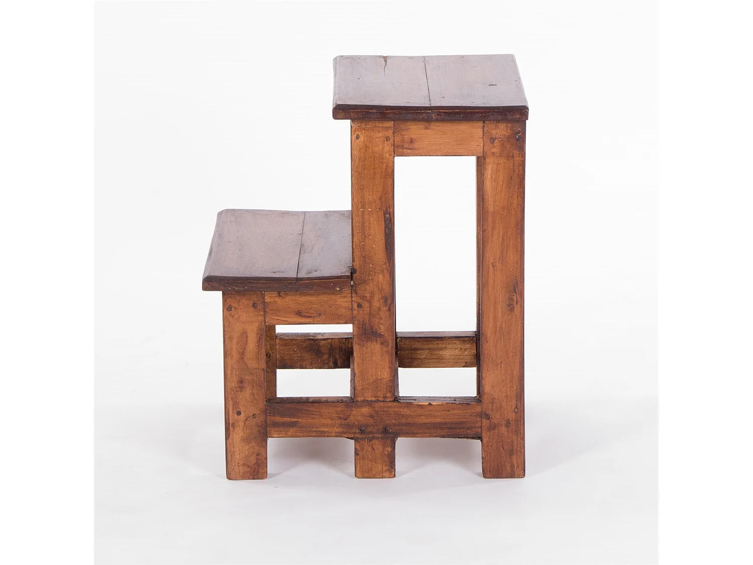 TRITTLEITER STEP 2 Stufen, Massivholz naturfarben