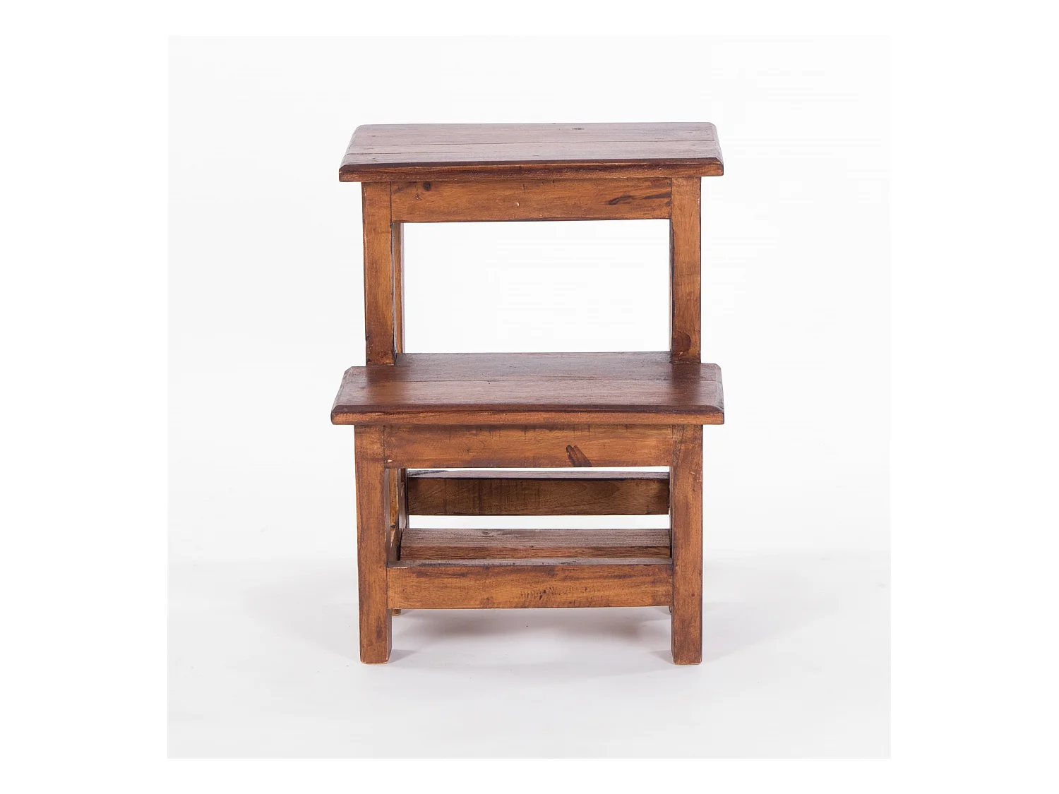 TRITTLEITER STEP 2 Stufen, Massivholz naturfarben