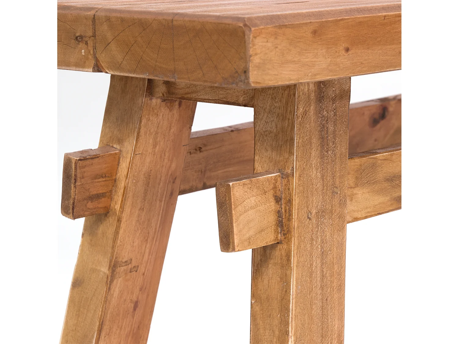 SITZBANK  East Mahagoni Massivholz naturfarben