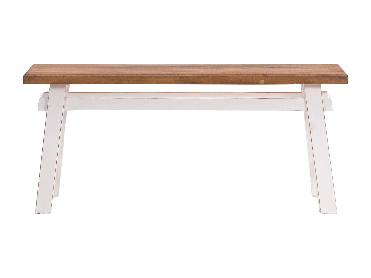 SITZBANK  East 118 Mahagoni Recyclingholz massiv 06 weiß-landhaus