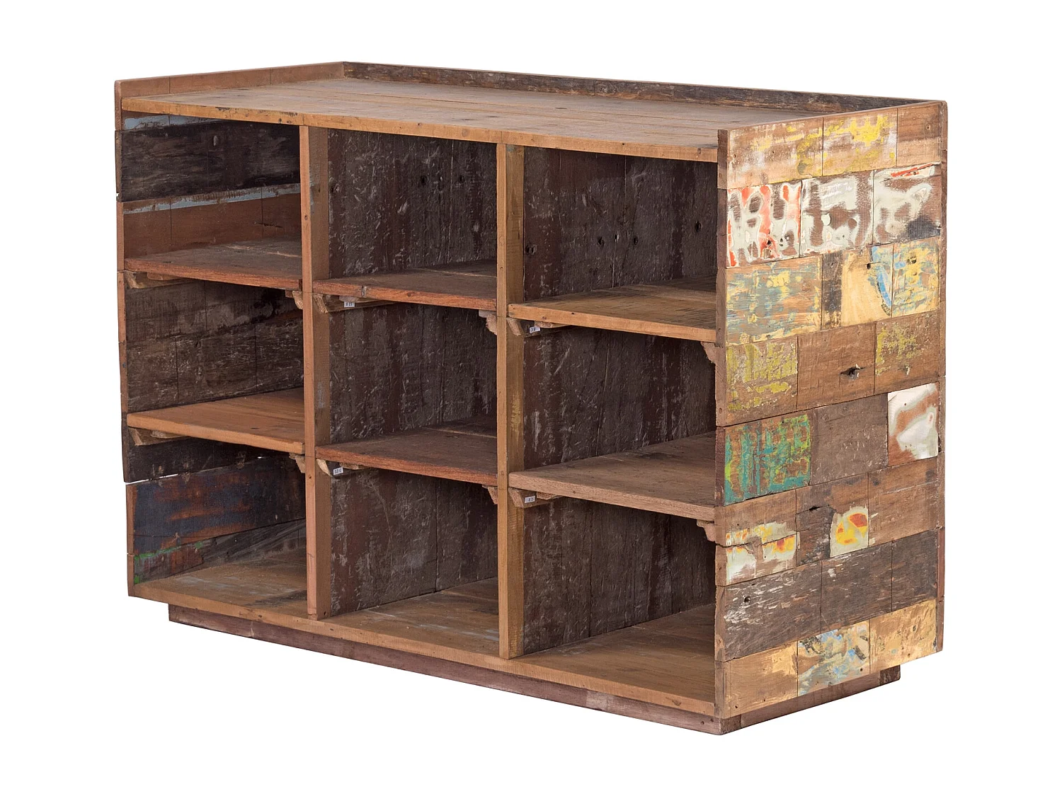 THEKE Loco 138x91x60 cm, Massivholz naturfarben