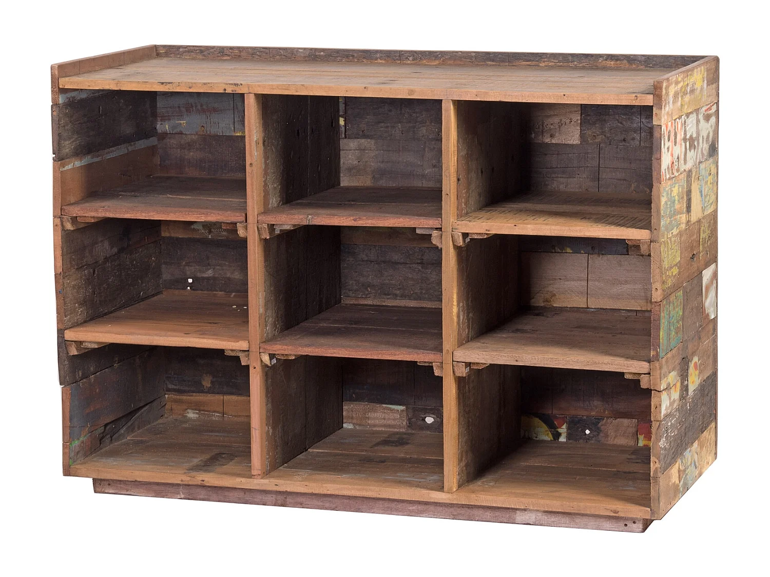 THEKE Loco 138x91x60 cm, Massivholz naturfarben