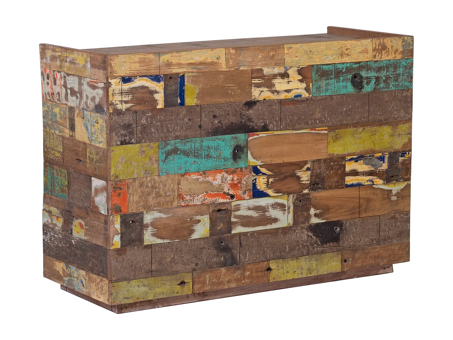 THEKE Loco 138x91x60 cm, Massivholz naturfarben