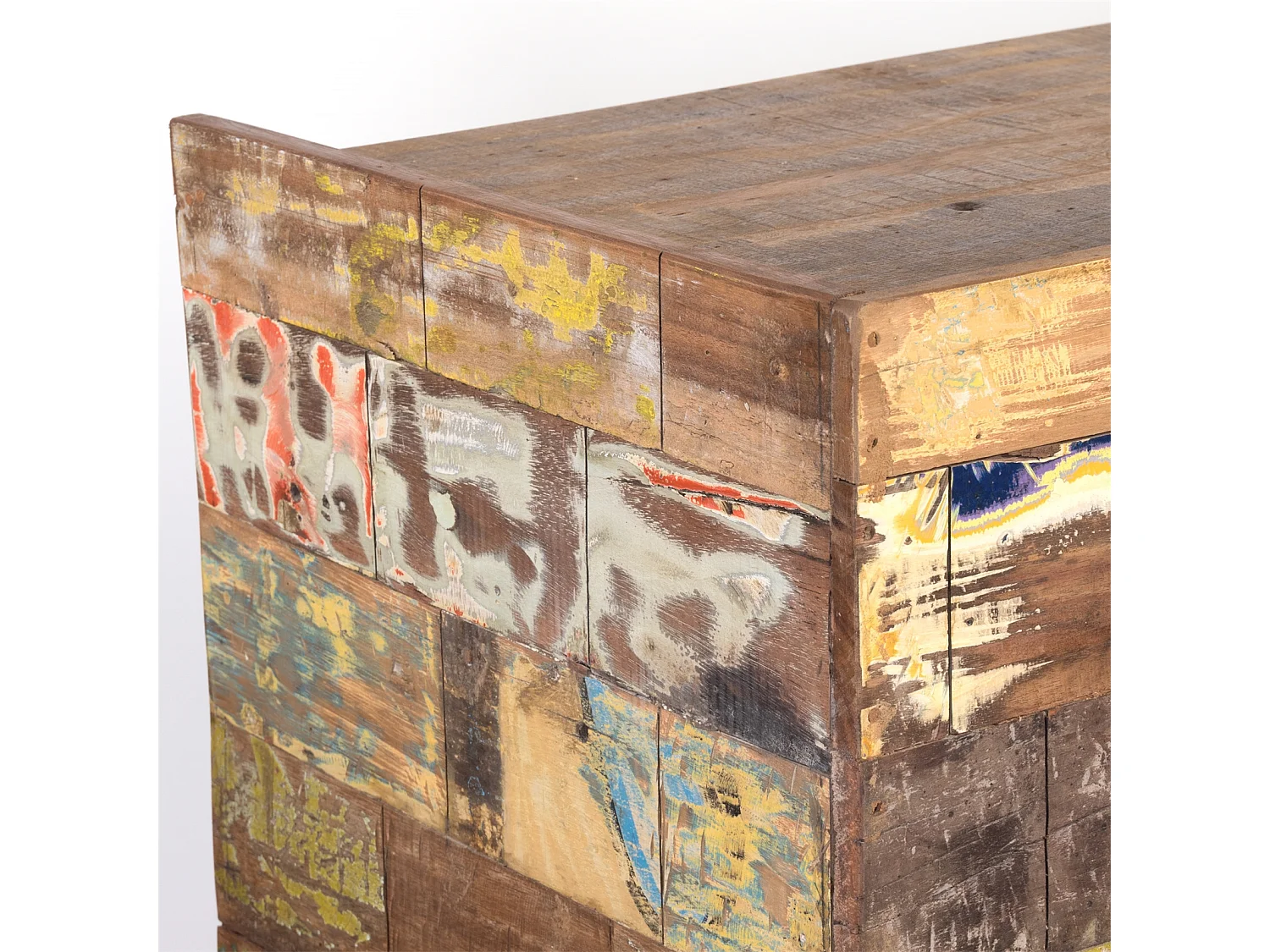 THEKE Loco 138x91x60 cm, Massivholz naturfarben