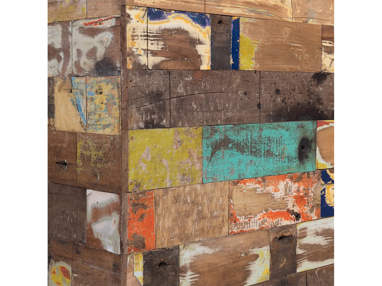 THEKE Loco 138x91x60 cm, Massivholz naturfarben