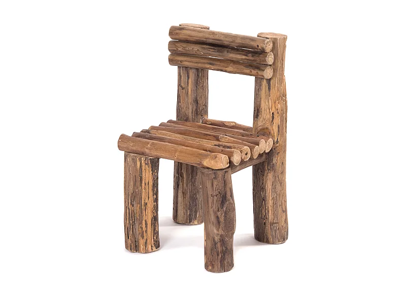 TABOURET Bloom 50 Teck couleurs naturelles