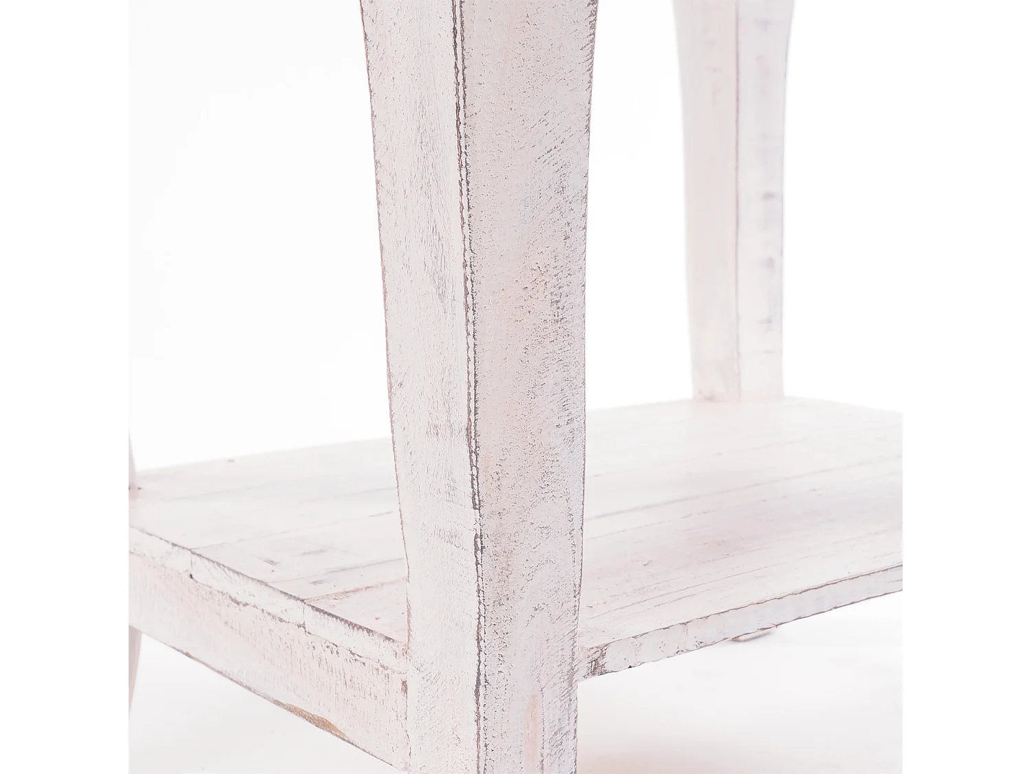 TELEFONTISCH NAPOLEON 64 Mahagoni Massivholz, mit Schublade 05 weiß-natur