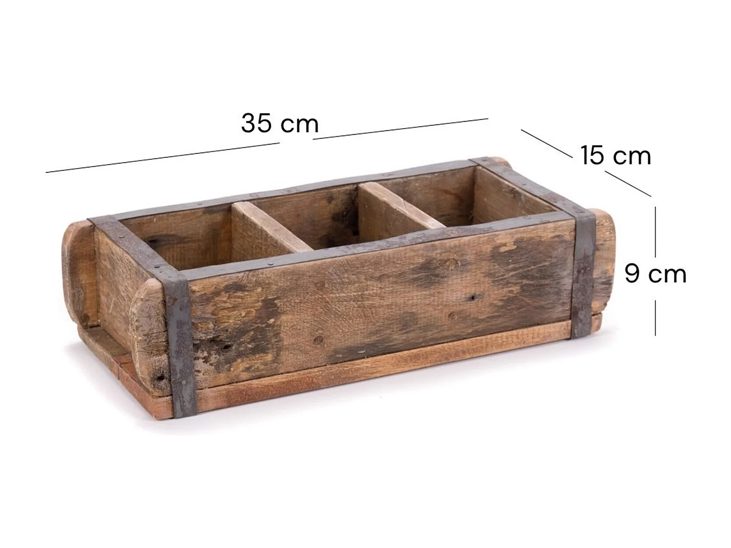 CAISSE EN BOIS Brique Bois massif, forme de brique