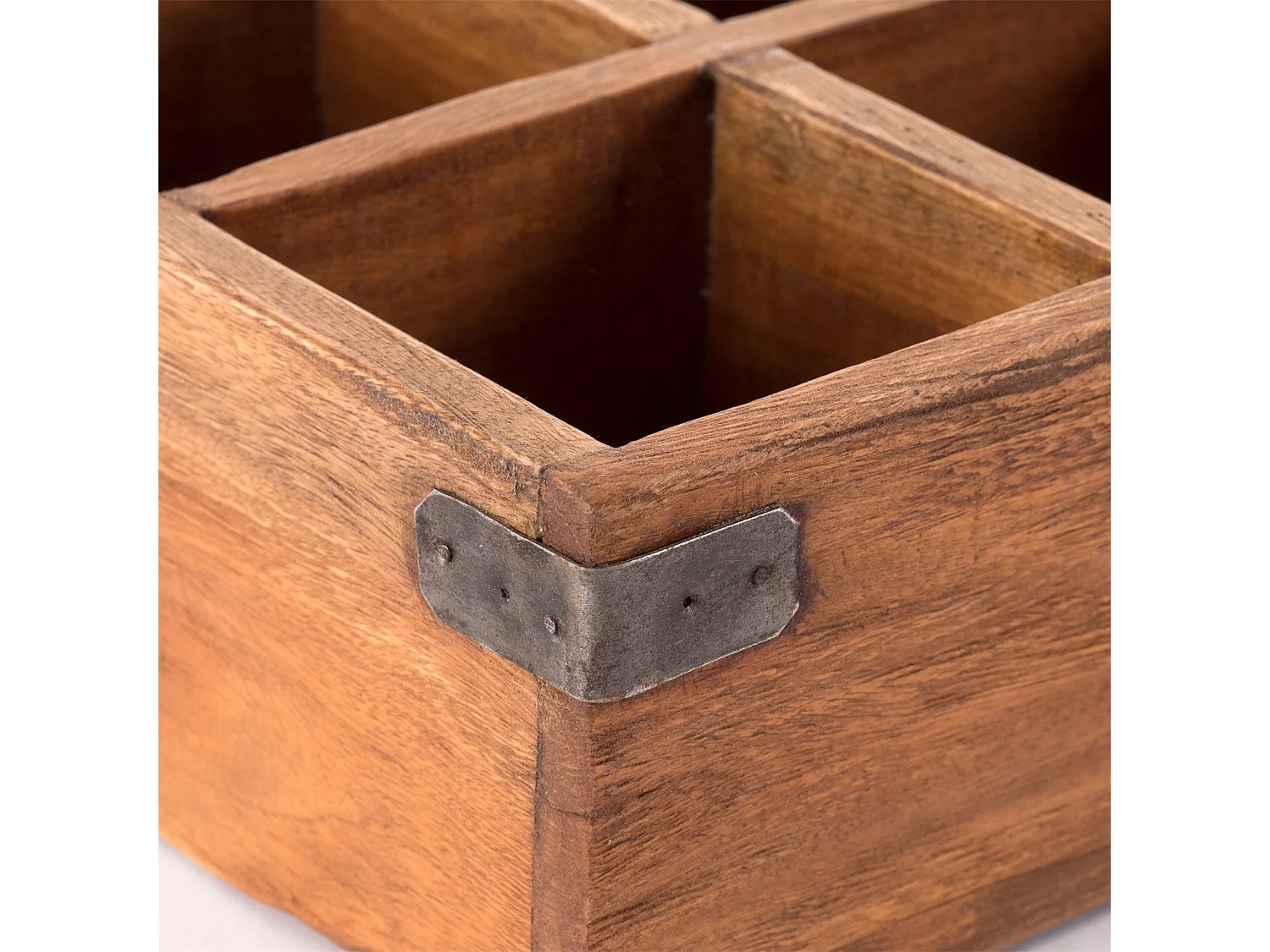 ORGANIZER Ordina Mahagoni Massivholz, 6 Fächer naturfarben