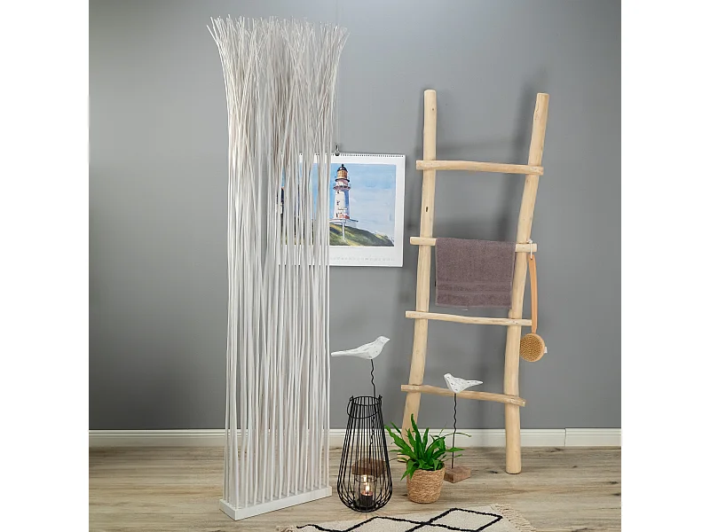 RAUMTEILER Slim 170x40 cm, Weidenholz-Zweige weiß