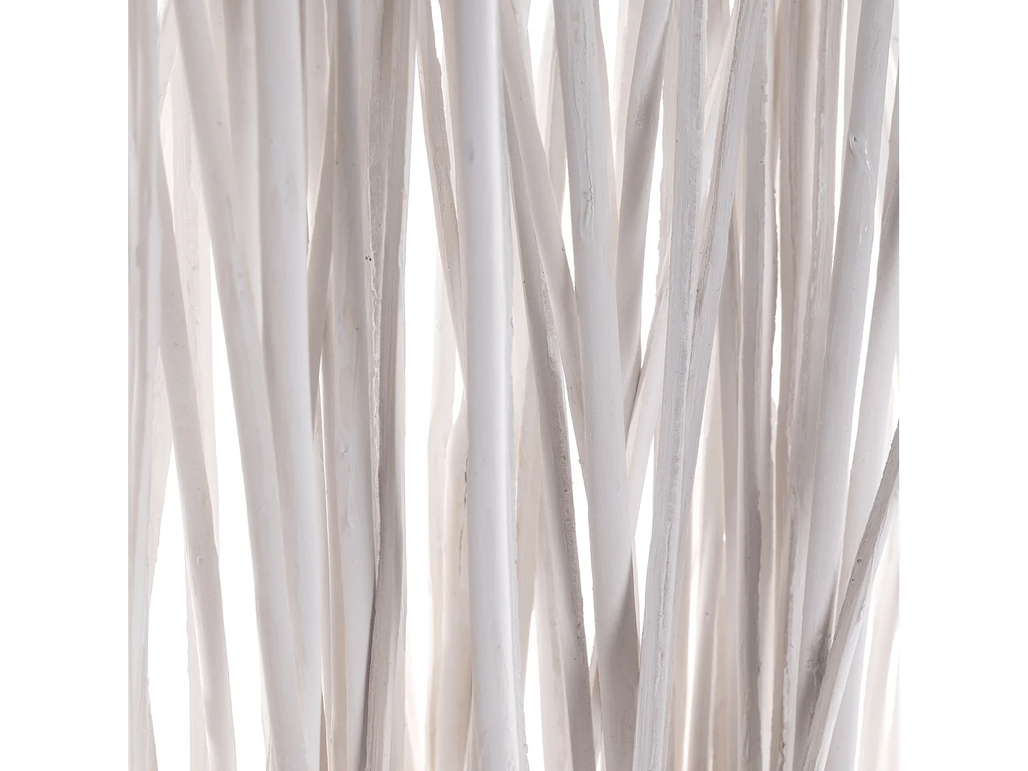 PARAVENT Slim 170x40 cm, branches en osier weiß