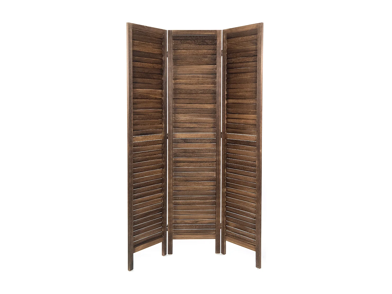 RAUMTEILER Cottage 3-tlg. Holz braun