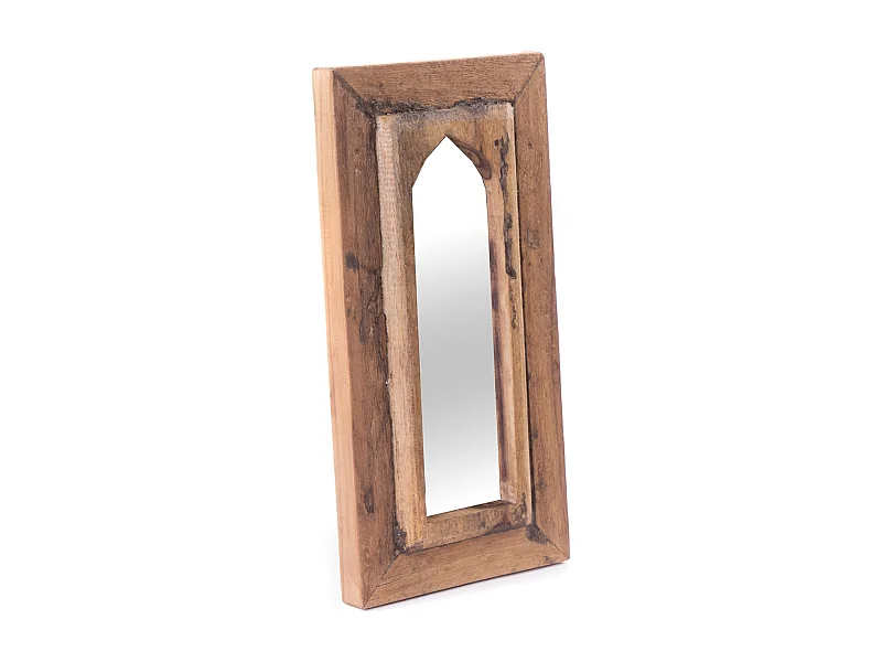 WANDSPIEGEL Yara 40x20 cm Massivholz naturfarben