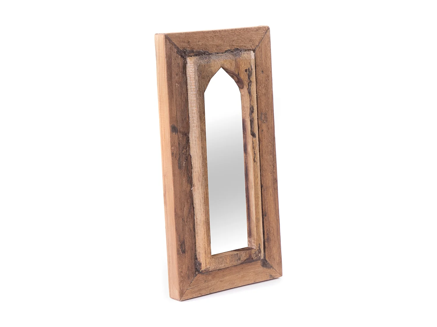 MIROIR MURAL Yara 40x20 cm bois massif couleurs naturelles