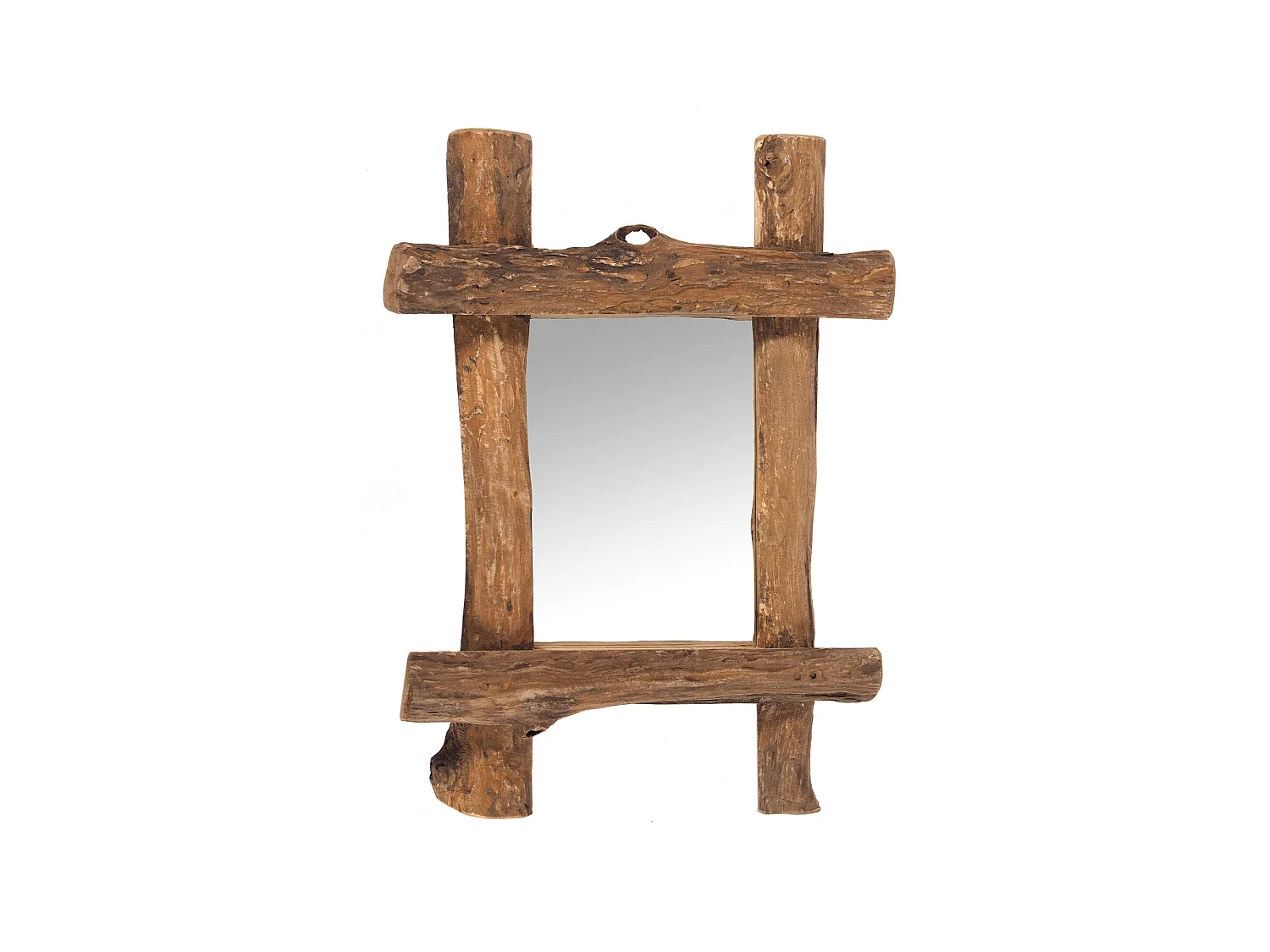 WANDSPIEGEL  VINTAGE TEAK Treibholz, 45x60 cm naturfarben