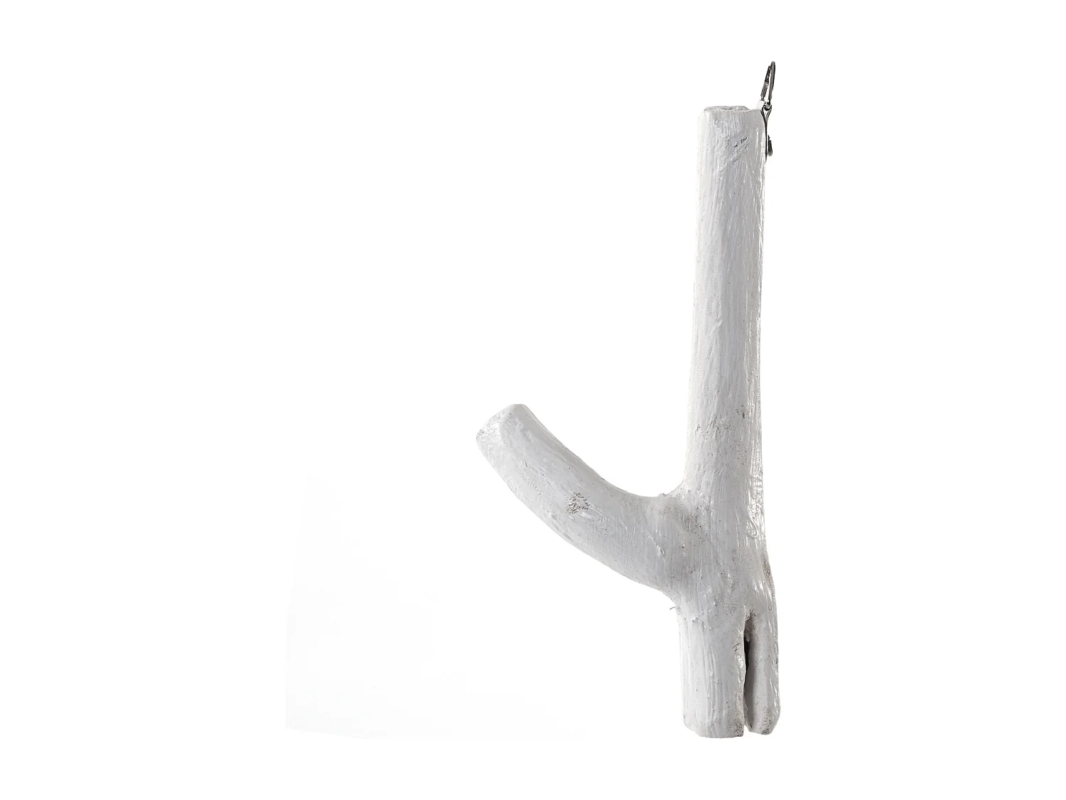 GARDEROBENHAKEN  Limb 9er Set Teakholz Wurzel Weiß-Landhaus