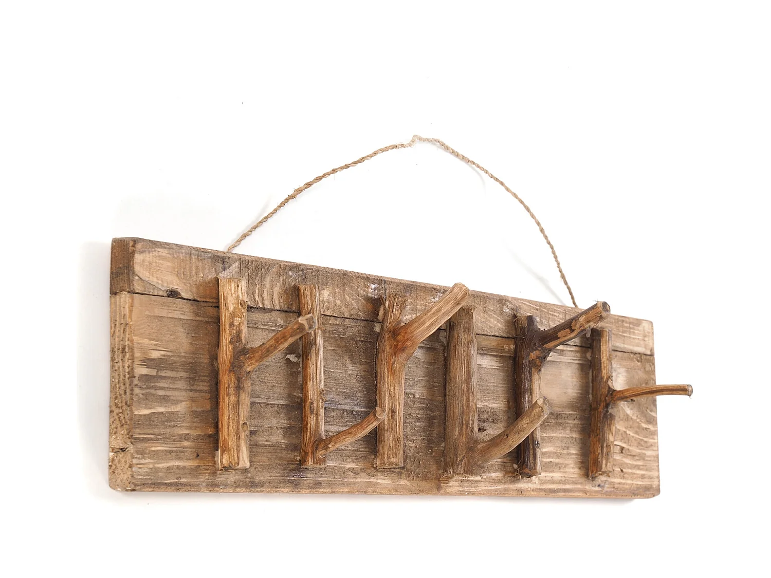 WANDGARDEROBE  SAMOA  Recyclingholz naturfarben