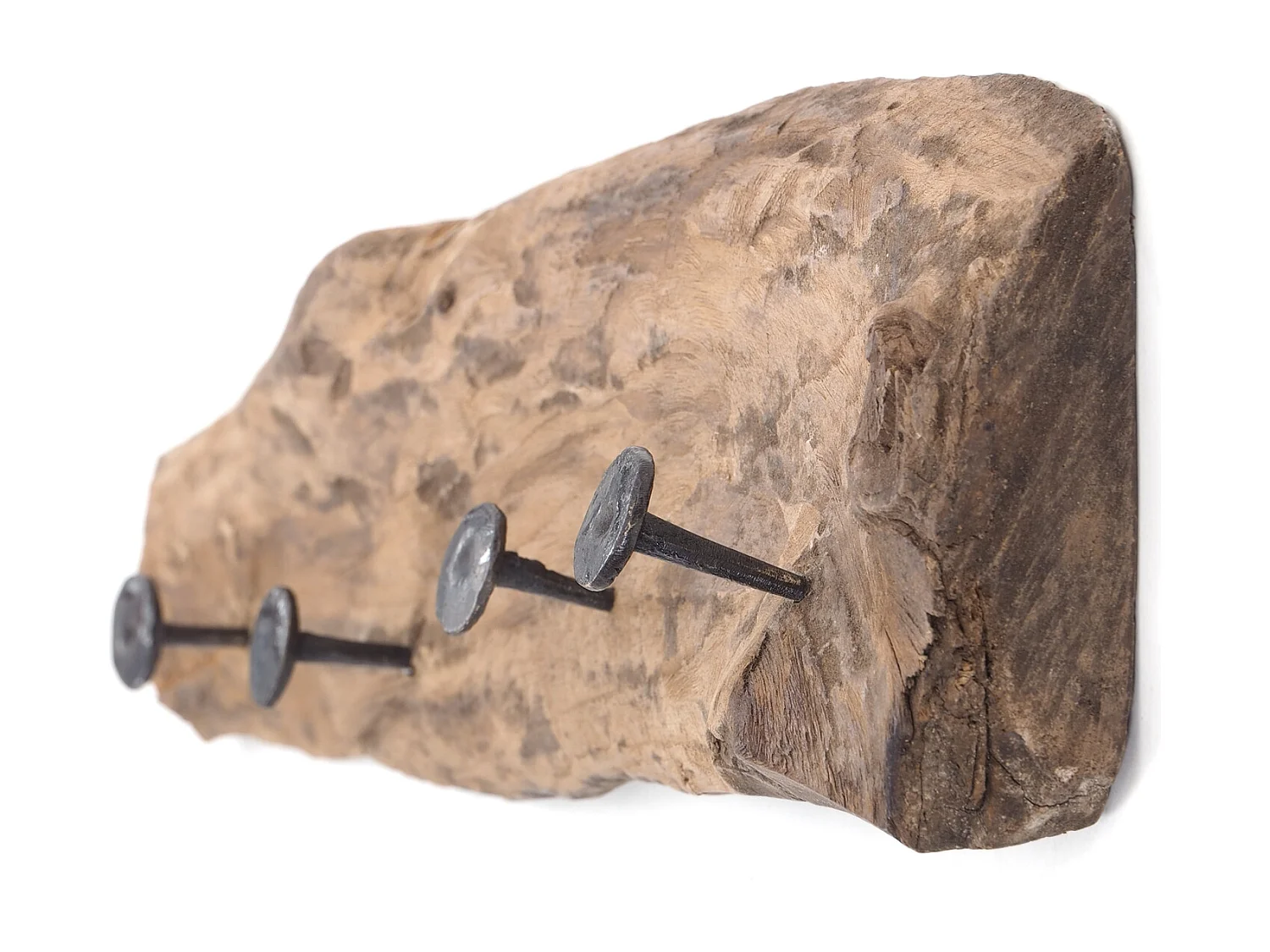 PORTE-MANTEAU MURAL TREIBHOLZ 50 Bois massif couleurs naturelles