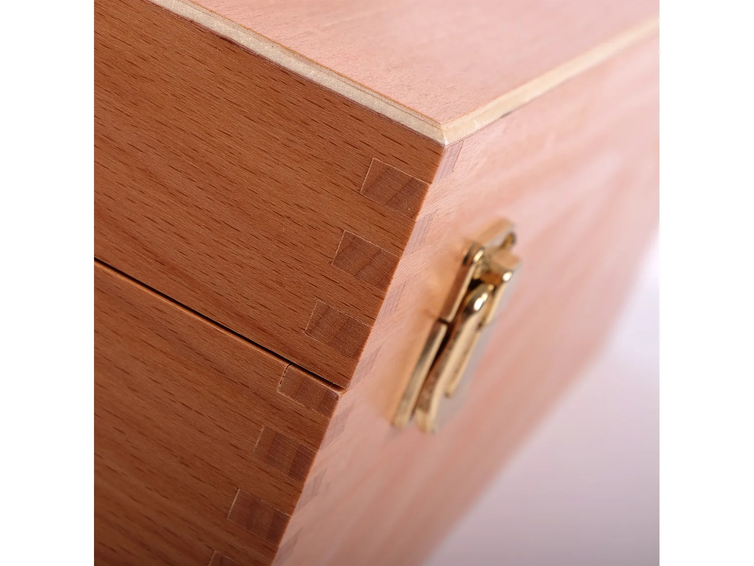 BOÎTE DE RANGEMENT Ustensiles Bois de hêtre, avec couvercle rabattable