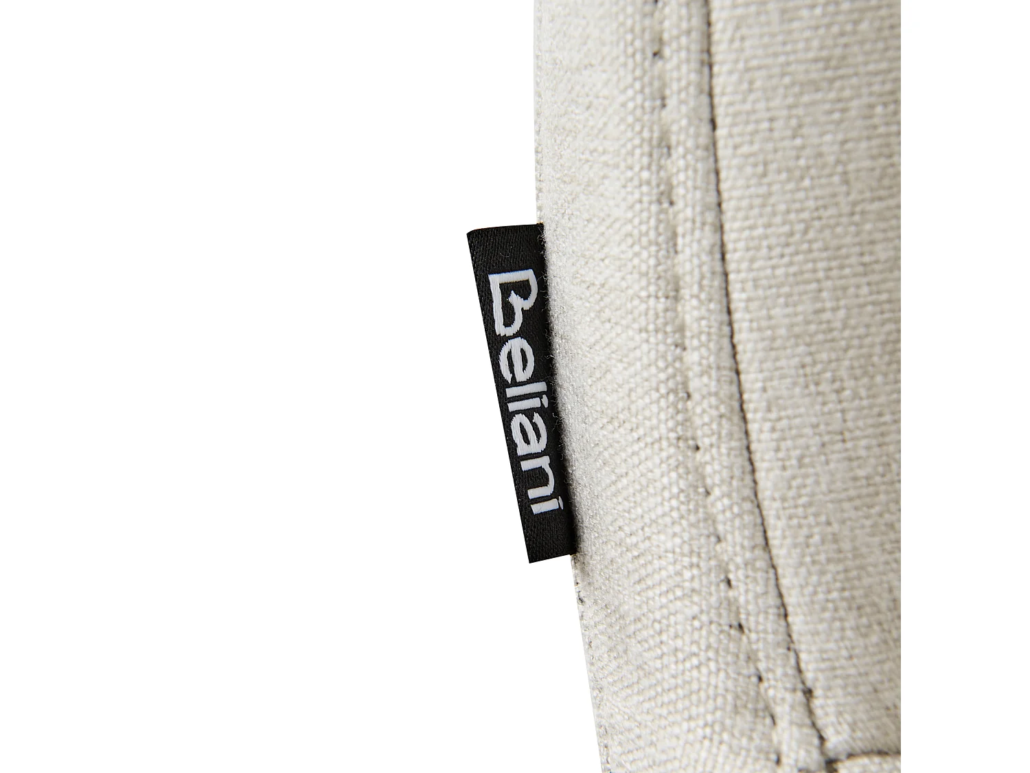 Set van 2 eetkamerstoelen CALGARY Stof Gebroken wit