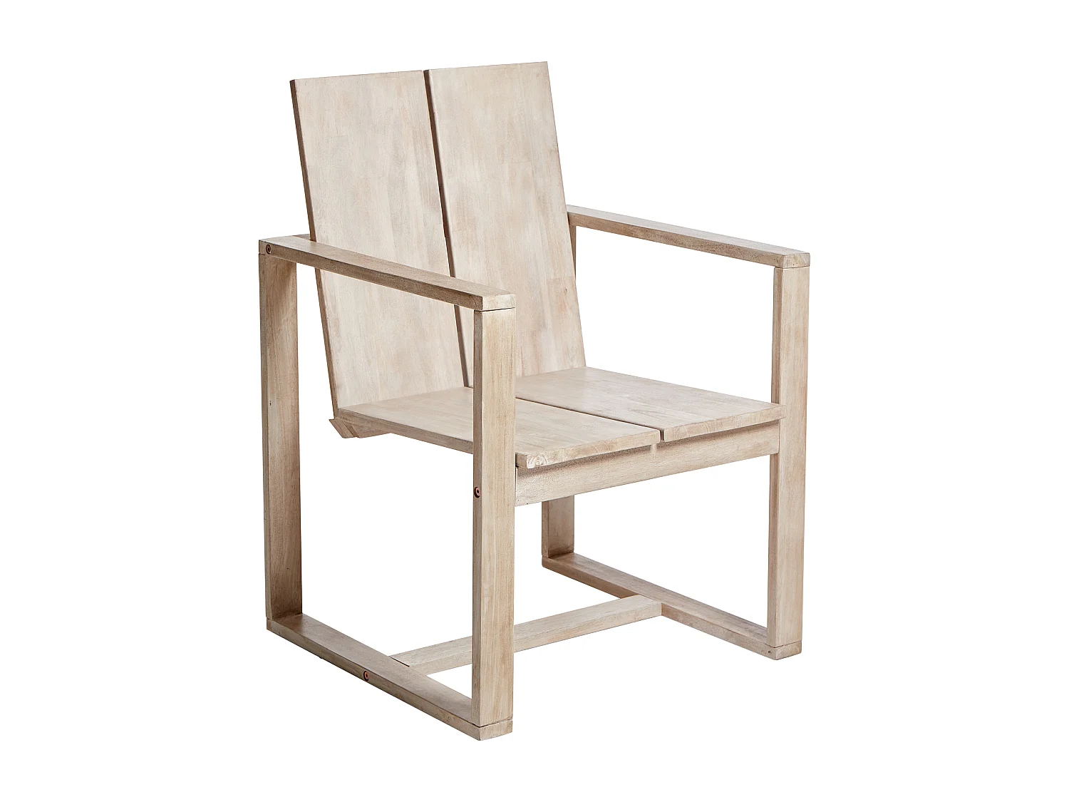 Set di 6 sedie da giardino con cuscini AZZANELLO Legno d'acacia Bianco sporco