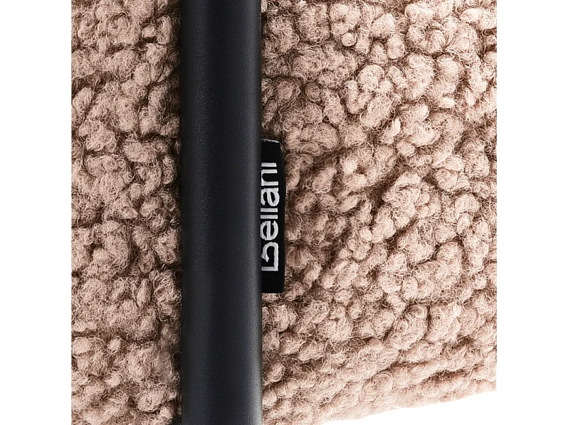 Fauteuil ALPHA Bouclé Taupe