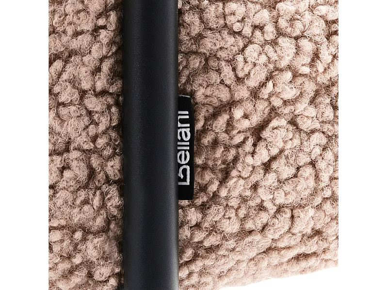 Fauteuil ALPHA Bouclé Taupe