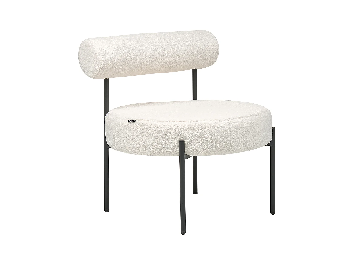 Sessel ALPHA Bouclé Weiss
