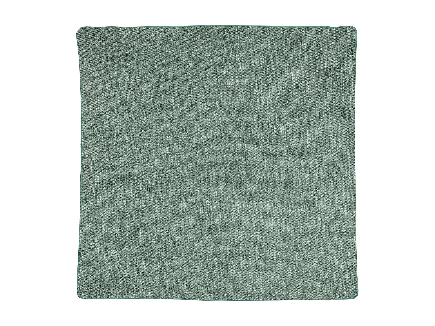 Funda de cojín ribeteado efecto terciopelo 60 x 60 cm