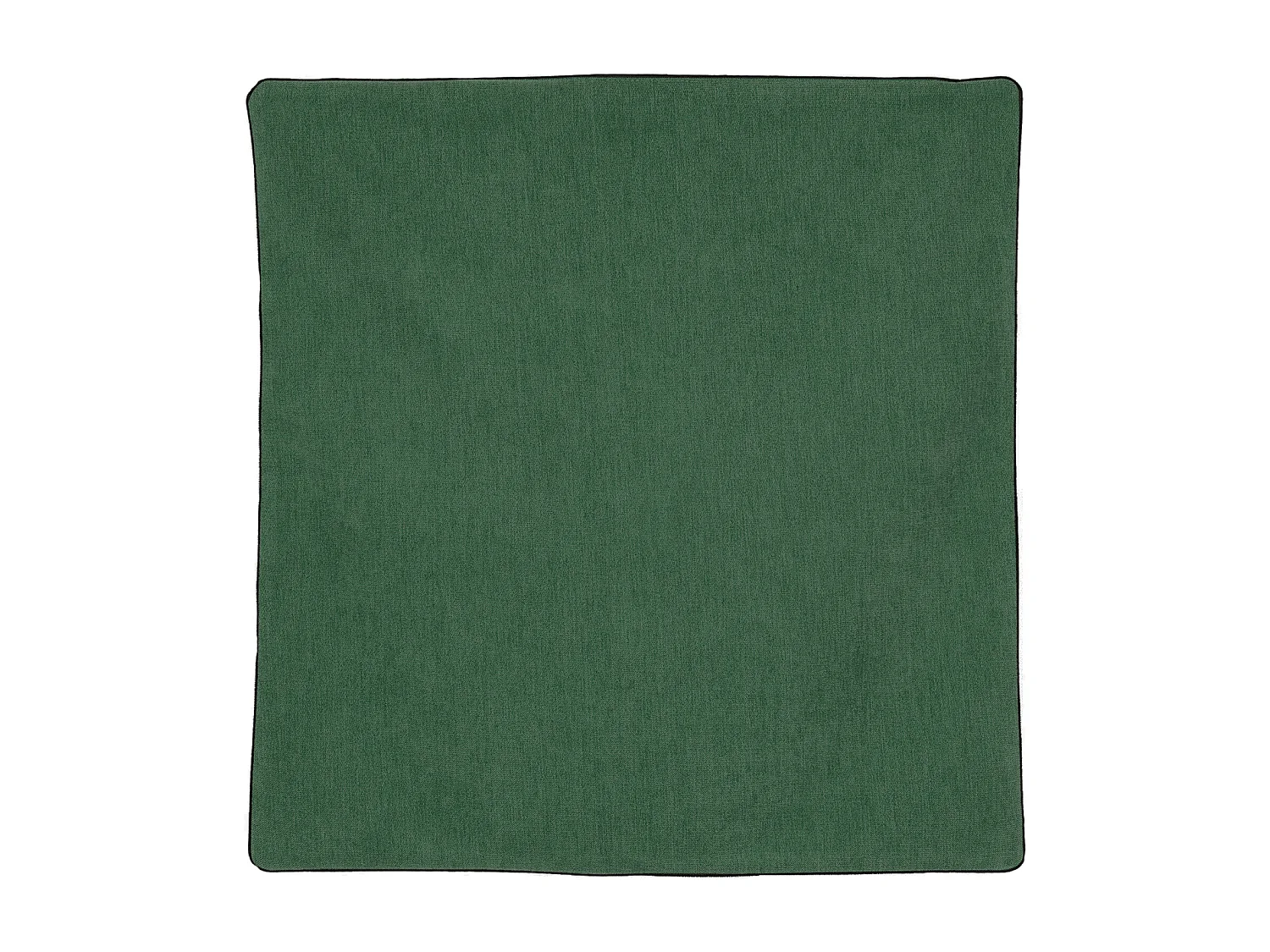 Funda de cojín ribeteado efecto terciopelo 60 x 60 cm