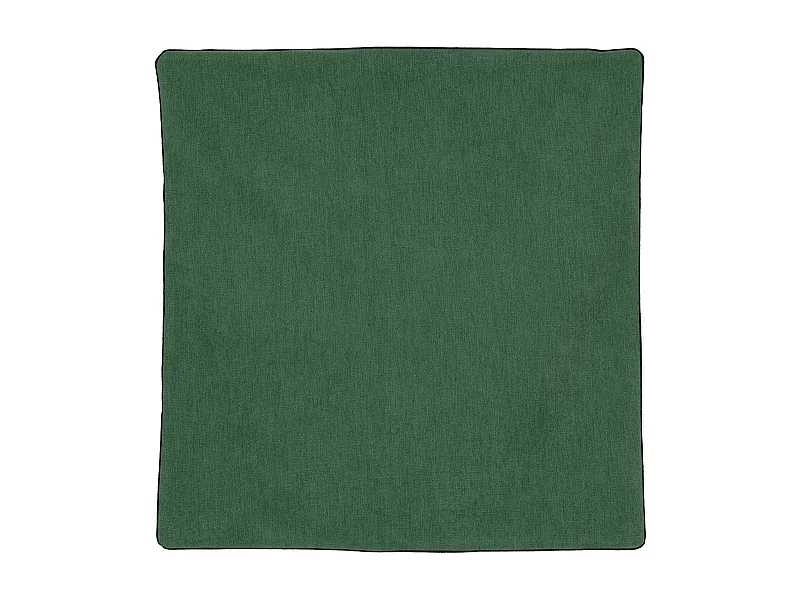 Funda de cojín ribeteado efecto terciopelo 60 x 60 cm