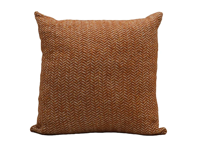 Funda de cojín de lana con patrón de espiga 45 x 45 cm