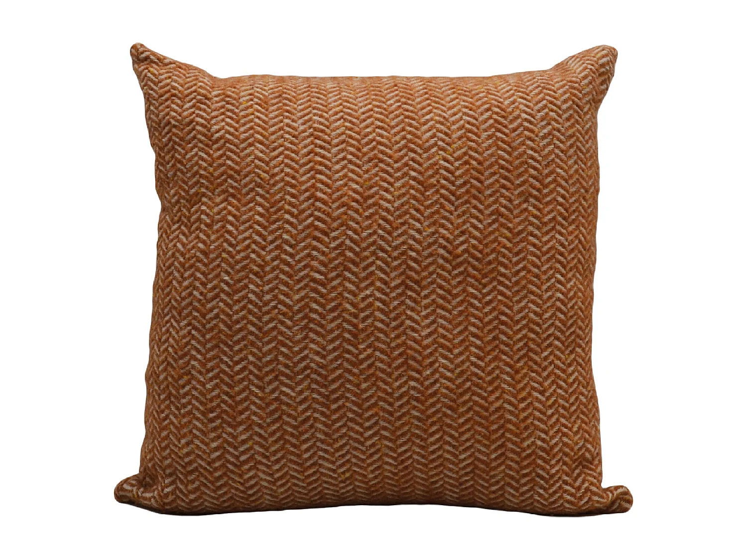 Housse de coussin en laine avec motif chevron